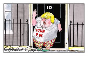 Boris Johnson – Offensive Cartoon